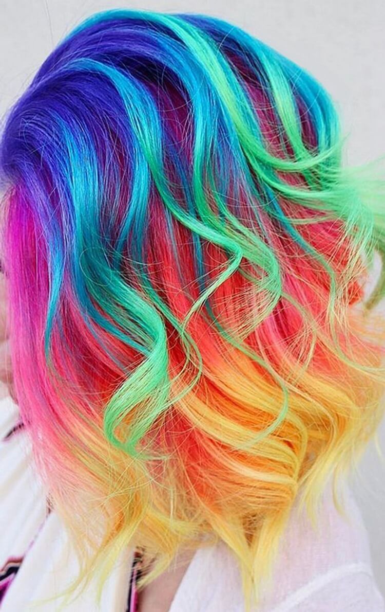 Как можно покрасить волосы в разные цвета и чем